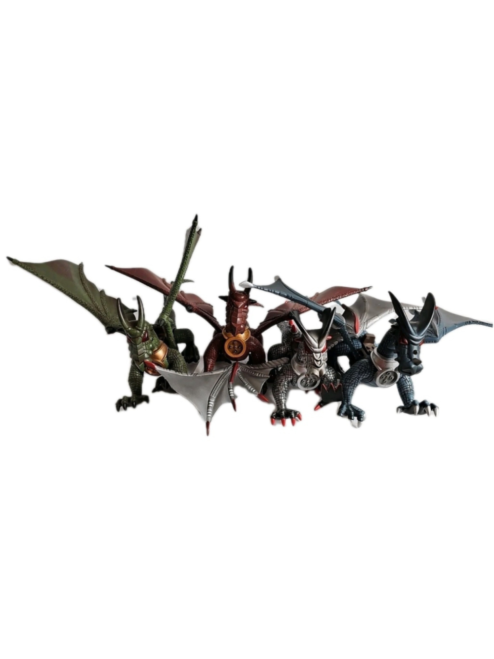 Lot Of 4 Mega Bloks Krystal Wars Dragons Toy Action Loose Figures